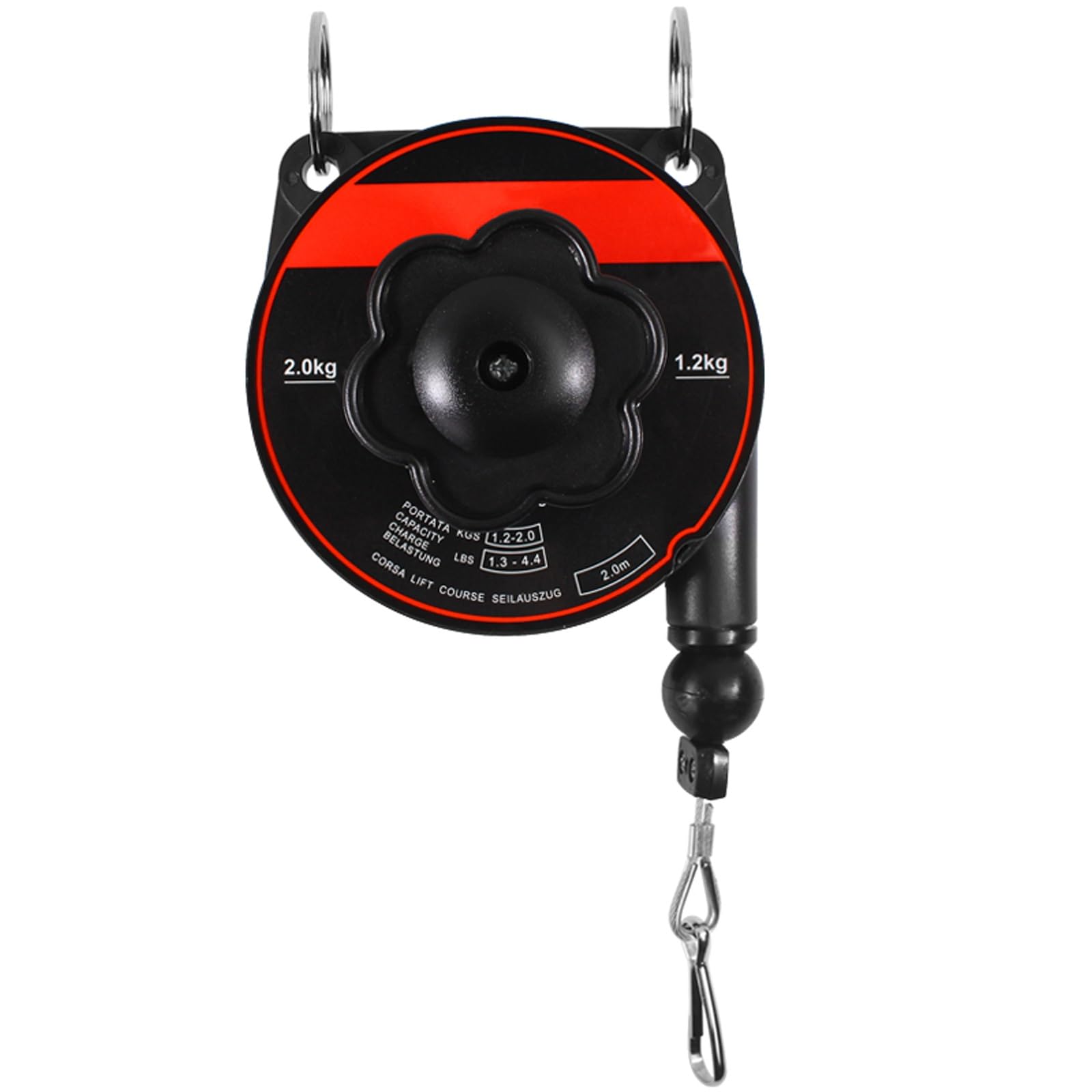 1pc Adjustable Retractable Spring Balancer for Tools - for Assembly Lines, Automotive Processing, and Parts Welding(1.2-2.0kg)