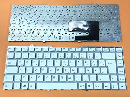 T-ProTek DEUTSCHE - Weiß Tastatur für Sony Vaio VGN-FW31E VGN-FW31J VGN-FW31zj VGN-FW32J