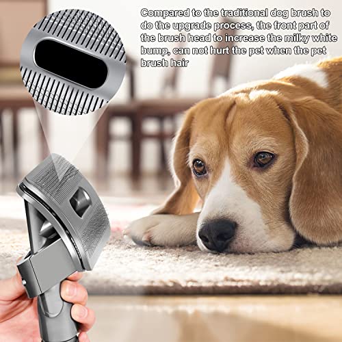 Hundebürste Staubsauger Aufsatz 3 Stück, Hundebürsten Tierhaarbürste für Dyson Pet Grooming Kit Vacuum, Tierhaarbürste für Dyson Aufsatz
