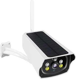 Solar Security Camera Outdoor 4G 1080p IP Camera Solar Powered Clear Night Vision Solar Panel Rechargeble Battery IP Camera Waterproof PIR Alarm (4G CAM X 128G)