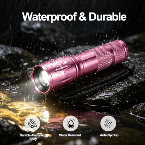 Image of Stocking Stuffers for Women Christmas Birthday Gifts Zoomable Flashlights