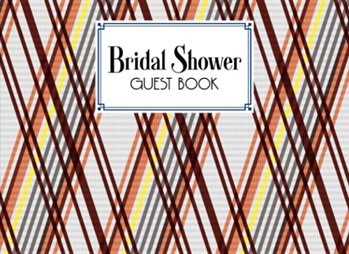 Bridal Shower Guest Book: Bridal Shower Guest Book Rhombus Cover, Wedding Bridal Shower Guest Book by Irma Reimann | 150 Pages, Size 8.25