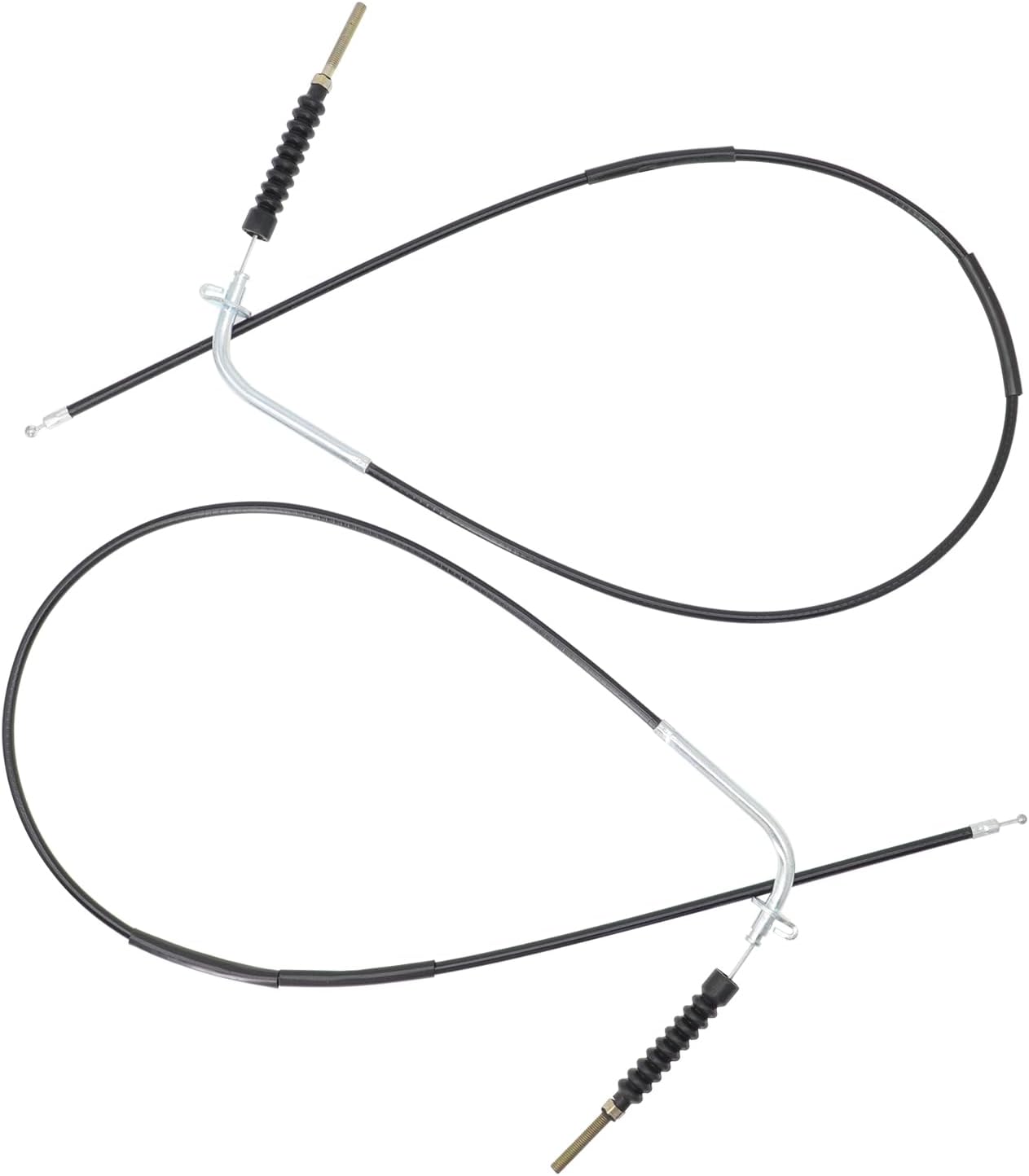 Pair Front Brake Cables For Suzuki LT80 Quadrunner 80 1987-2006 2 pcs