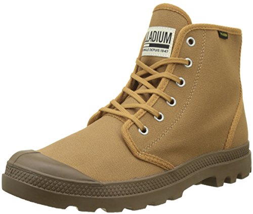 PALLADIUM Unisex Adults' Pampa Originale Mixte Hi-Top Trainers, Brown (Bone Brown K67), 10.5 UK