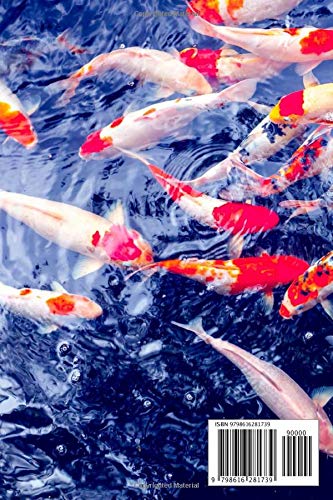 Koi Carp Notebook: Small lined Koi Carp notebook - Travel Journal to write in - 120 pages - 6"x9" - Image 2