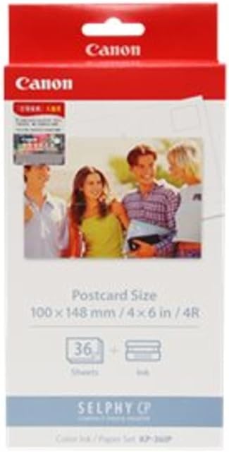 Canon KP-36IP SELPHY Colour Inkjet Cartridge and Papers CO04703