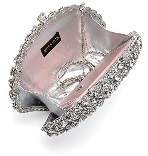 Image of MOSSMON Crystal Clutch Women Luxury Rhinestone Evening Bag