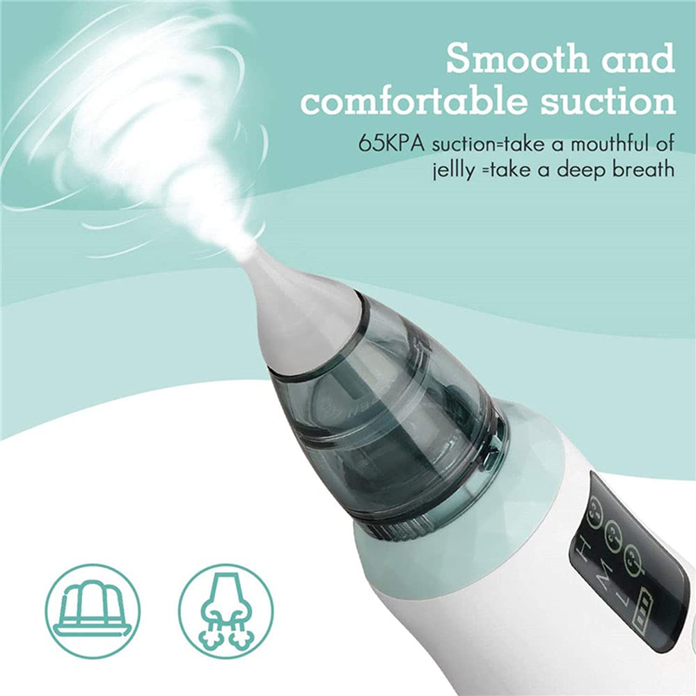 Bebé Aspirador Nasal eléctrico LED de visualización de la Nariz Limpiador inhalador Equipo Aspirador Niños Cuidado del oído Prevención de Reflujo Aspirat