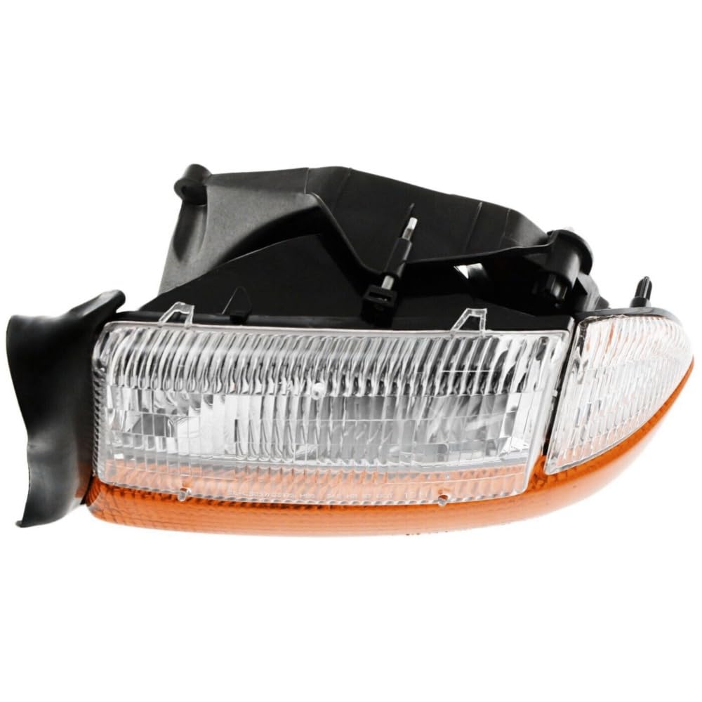 Amazon.com: ZJWSRSST Headlight Halogen Driver Side Clear Lens 