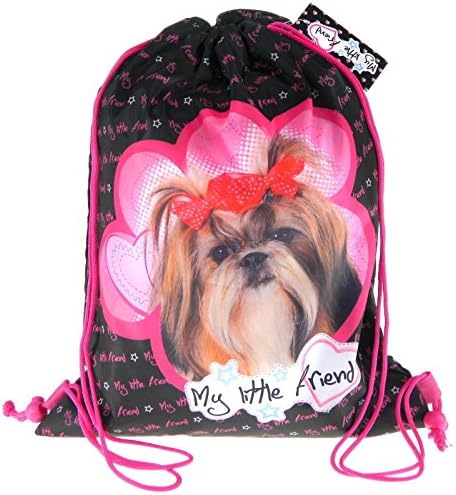 Maxi&Mini - MY LITTLE FRIEND MON PETIT AMI CHIEN SHIH TZU SAC A CHAUSSURES PISCINE ECOLE SPORT PLAGE