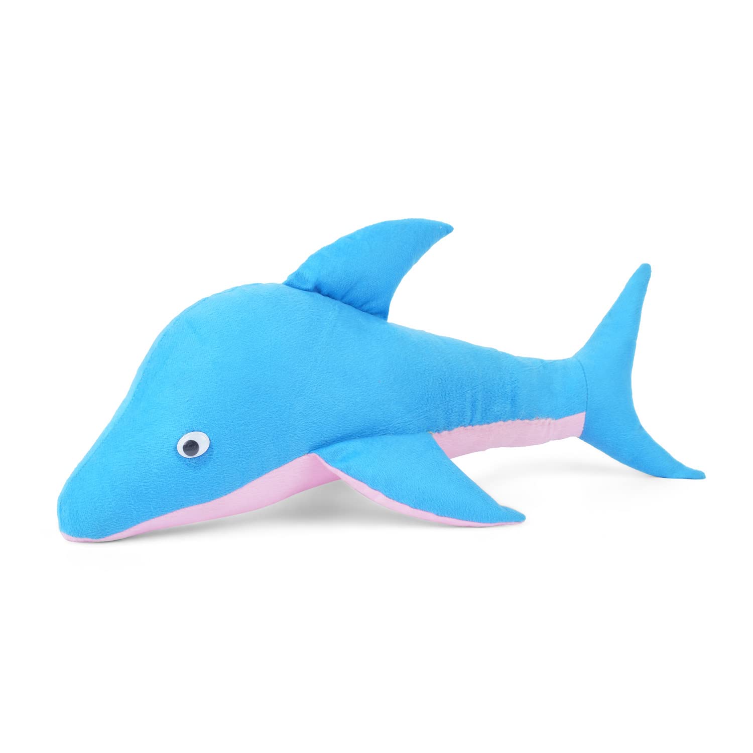 Funteen Ultra Soft Dolphin Toy for Kids, 37 cm, Multi-Color, Soft Plush Toy