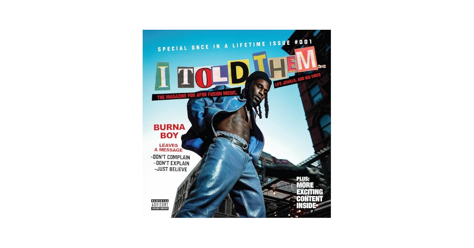 欧LP Burna Boy I Told Them... 075678613234 Atlantic /00260 I Told Them Vinyl – Burna Boy