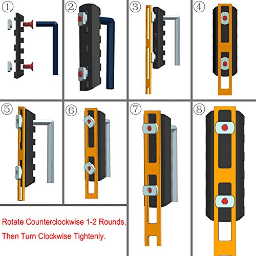TuFok Mlok Picatinny Rail Section - Low Profile M-lok Rail (13-Slot,Aluminum) (13-Slot Purple) - Thumbnail 7