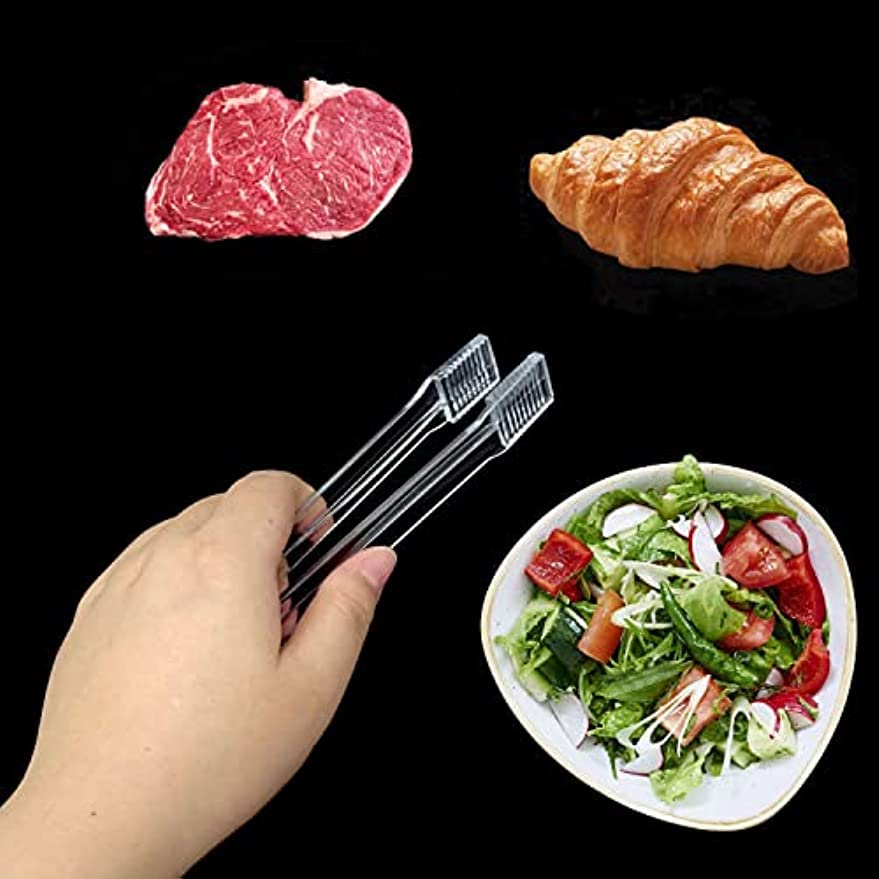 Amazon｜ミニ プラスチック トング 小さなキッチン ビュッフェ トング