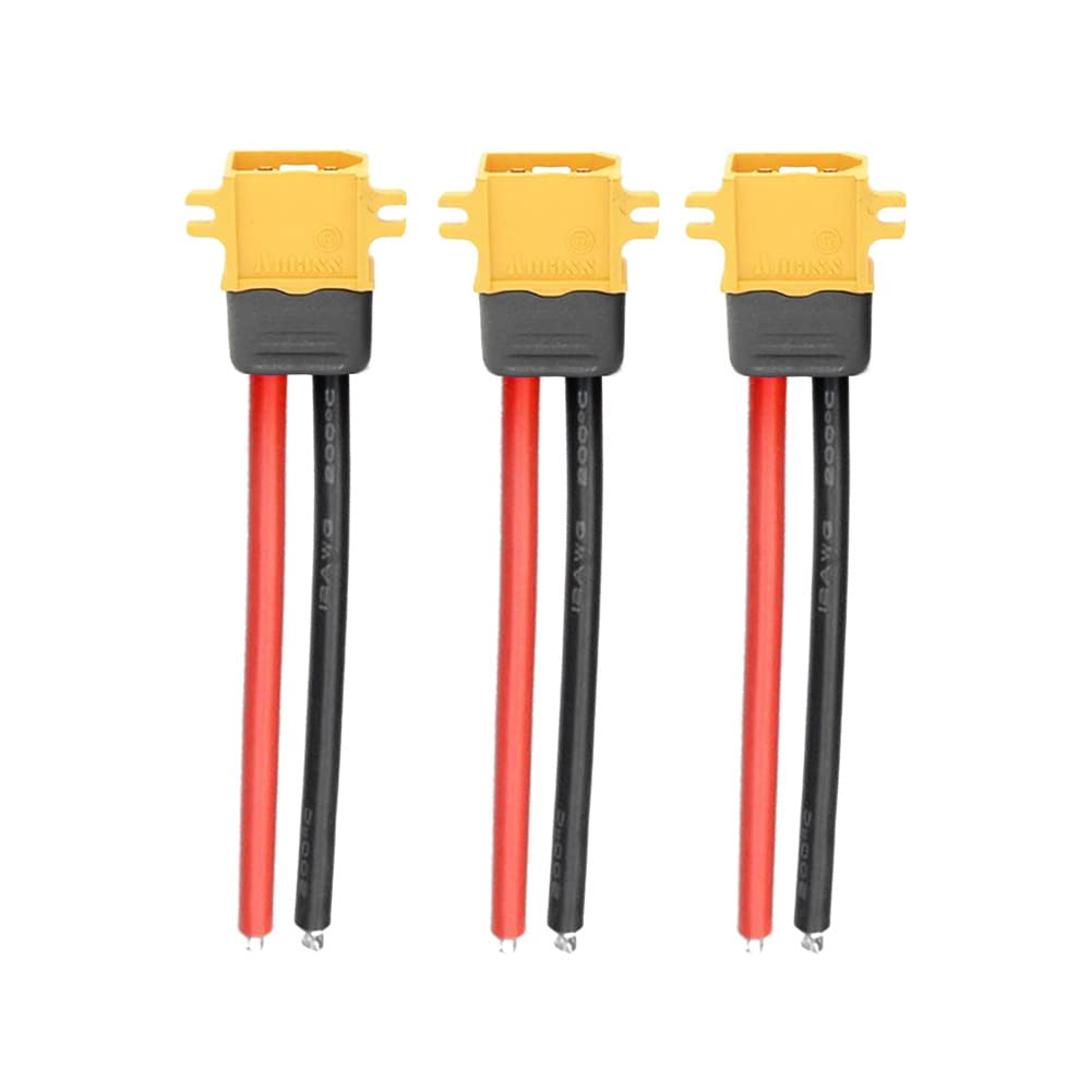 Amazon.com: Amass XT60-L LiPo Locking Connector Pigtail w/Lock