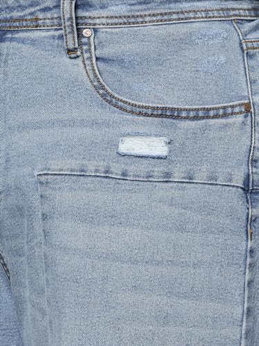 Image of TURNING BLUE Extra Wide High Rise Stretchable Plus Size Jeans for Women