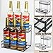 MCSAPIL Coffee Syrup Rack (6 Bottle Capacity), Organizer for Coffee Bar & Kitchen, Small Wine Rack for Bar, Family & Storage