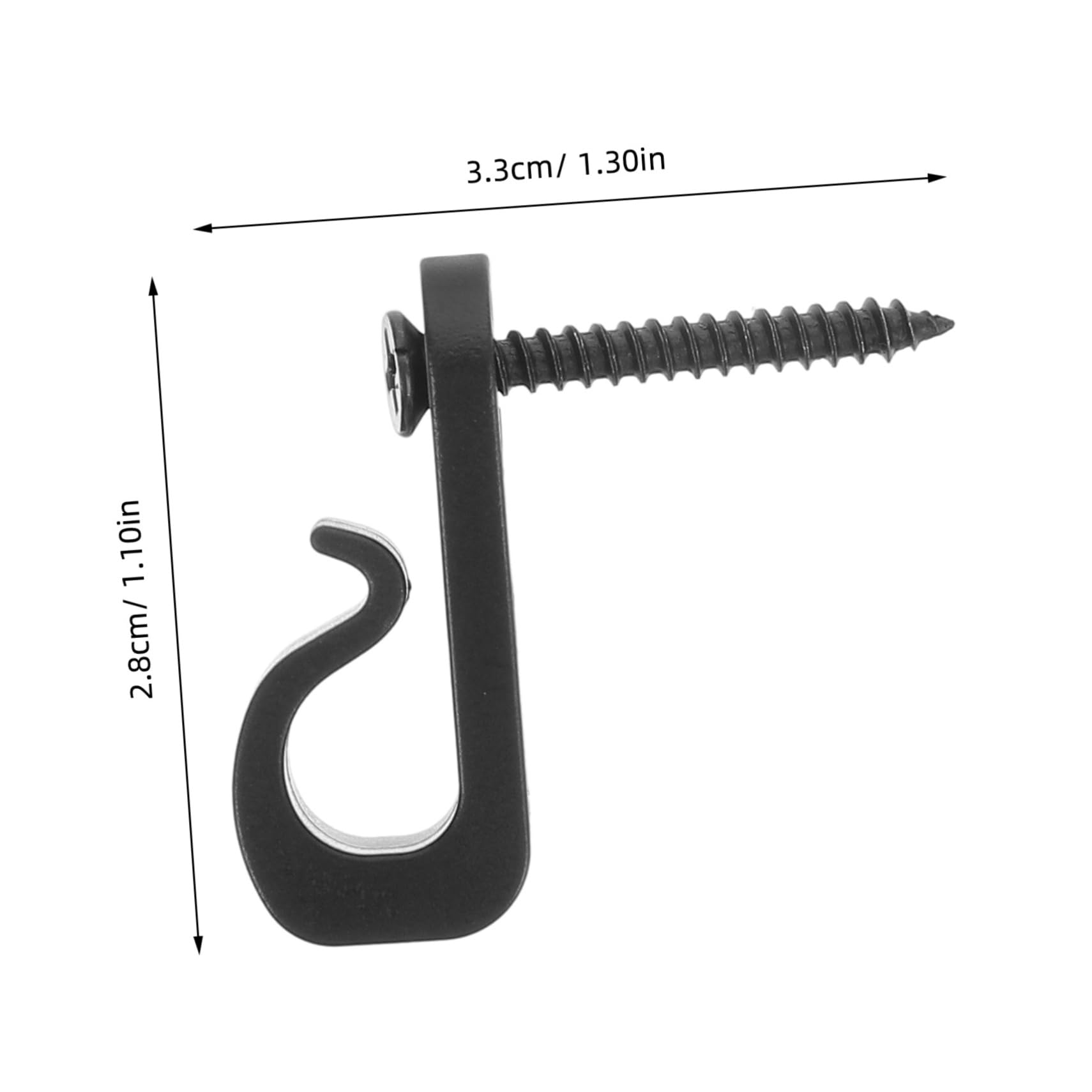 Kisangel 20pcs Outdoor String Light Hooks for Tent Poles and Patio Decoration Versatile Plastic Clips for Indoor and Outdoor Use Easy to Install