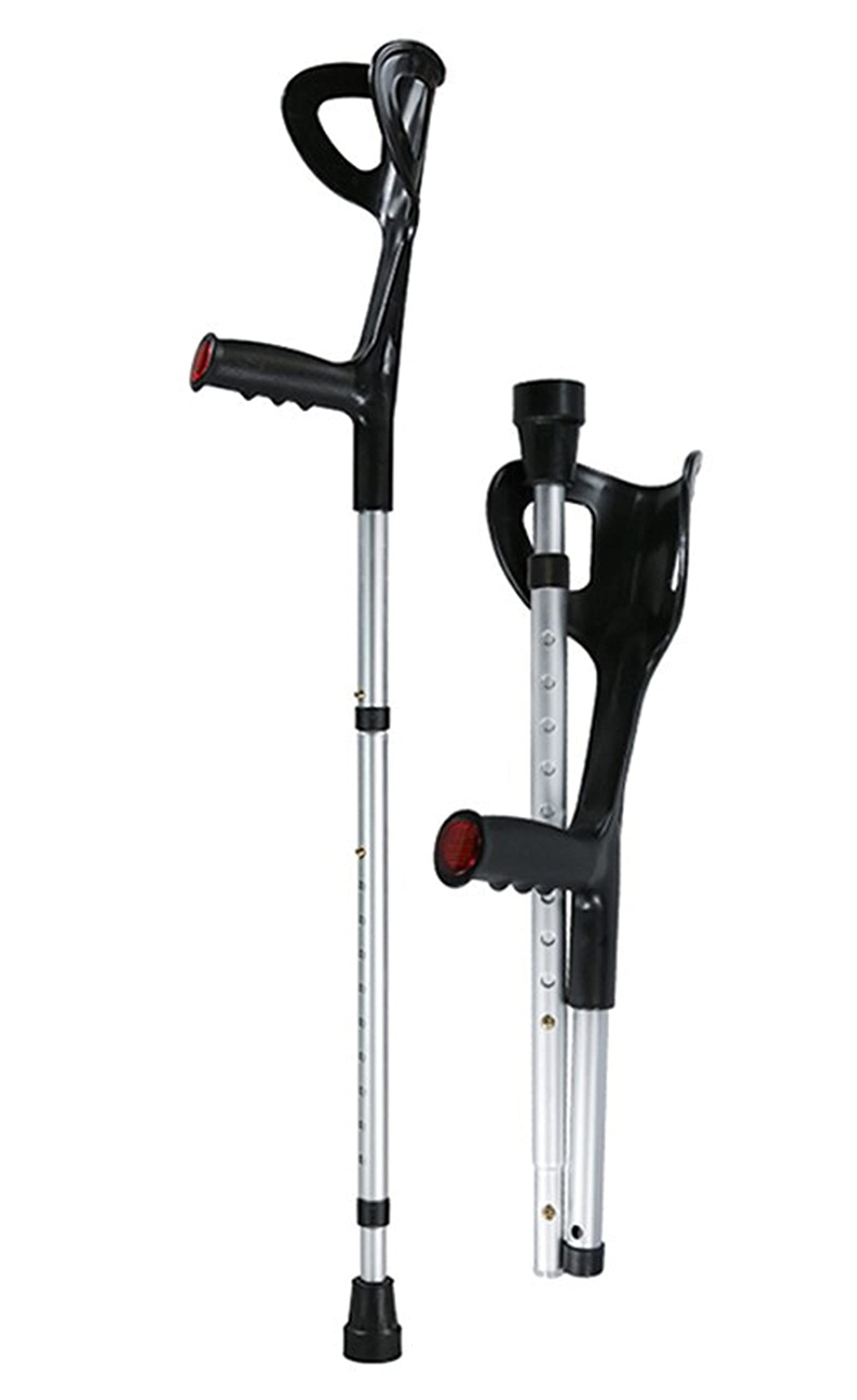 Muleta Codo Plegable, Muletas De Agarre Suave, Ayuda De Movilidad Antideslizante Ajustable De 10 Alturas para Ancianos Muleta para Brazo Muleta Plegable para Adultos Discapacitados Star of Light