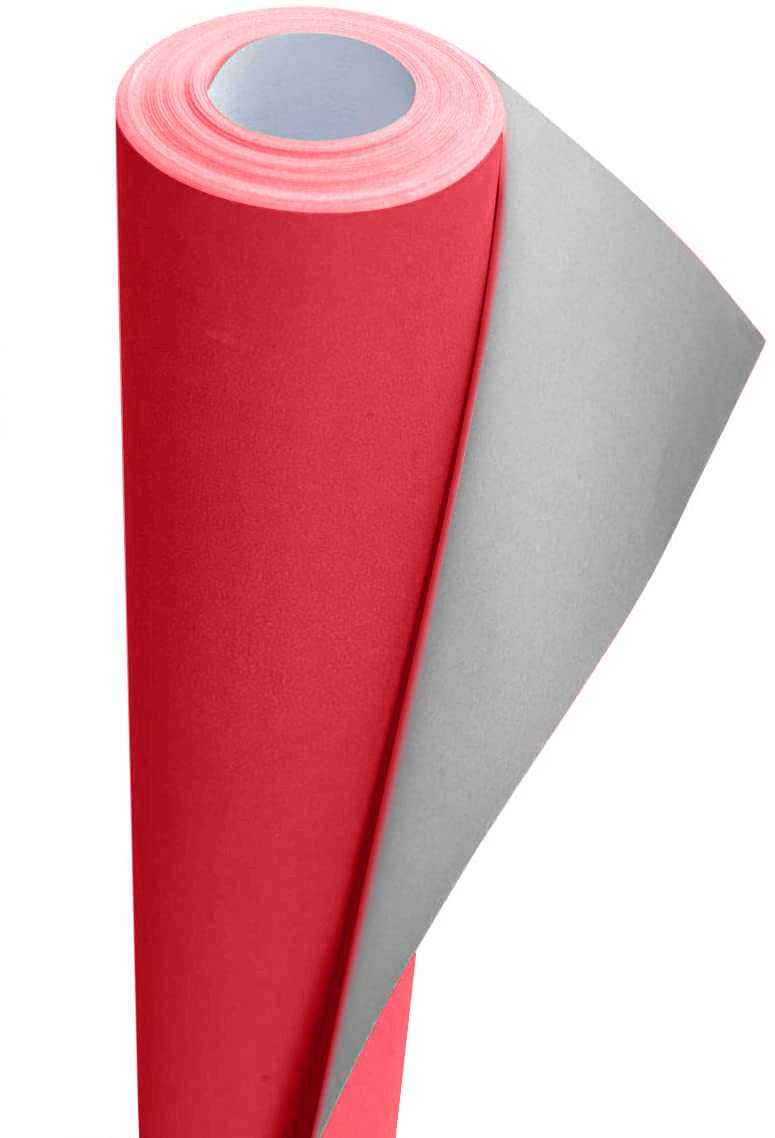 Card and Display Poster Paper Roll - 10 M - Paper Perfect Ideal for Wrapping, Craft, Packing, Floor Covering, Parcel, Table Runner School Notice Boards - 76cm Width Approx (Rose)