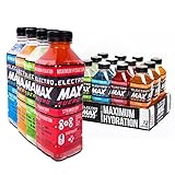 ELECTROMAX SUERO Electrolyte drink for Hydration and recovery. ZERO calories 12-Pack 21.3oz (630ml) (variety pack)