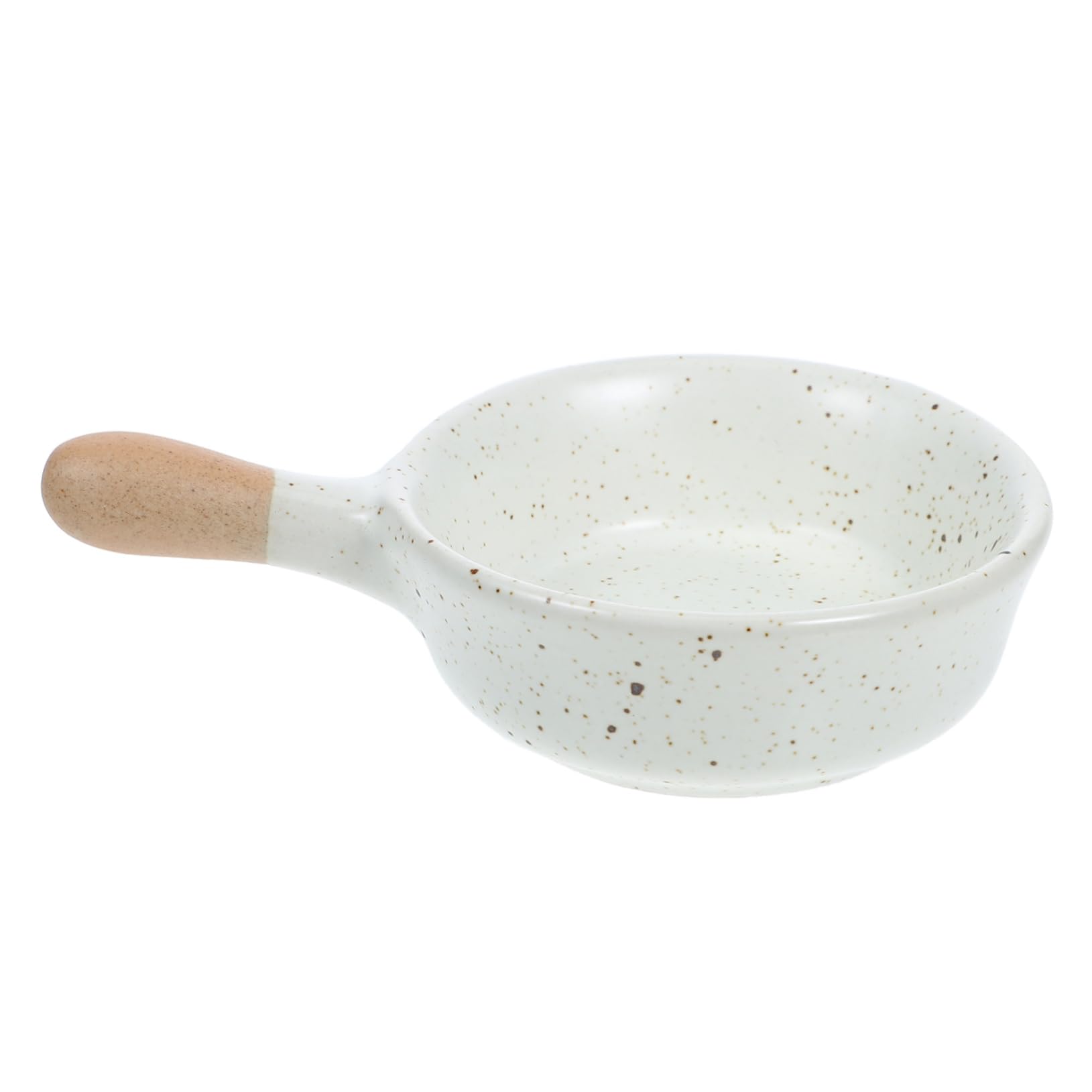 STOBAZA Japanese Soy Sauce Bowl Handle Elegant Ceramic Dipping Sauce Dish for Appetizers Condiments Side Dishes