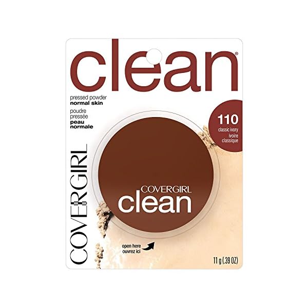 Covergirl-Clean-Pressed-Powder-Classic-Ivory Covergirl Clean Pressed Powder, Classic Ivory , 0.39 Ounce (Pack of 1)