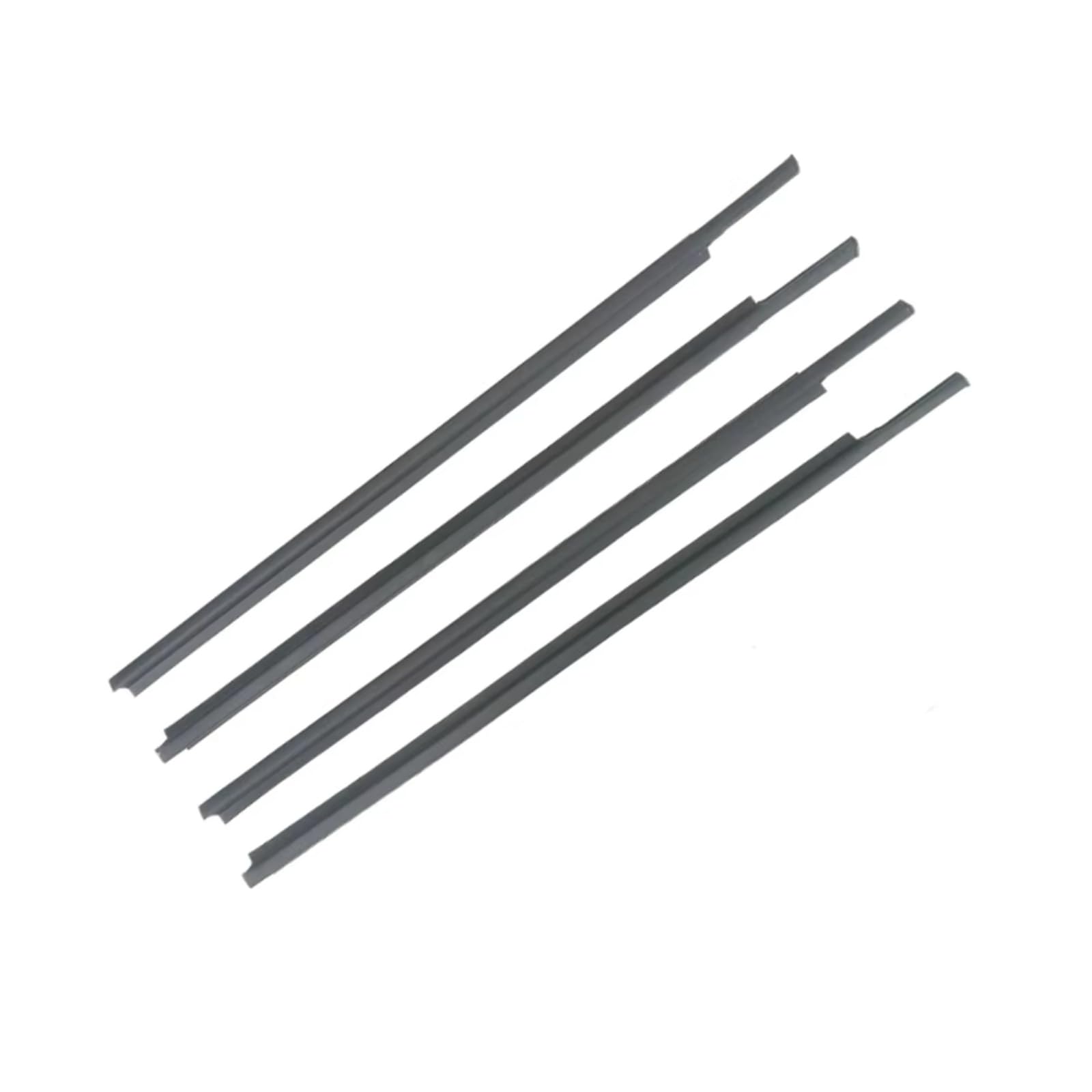 for Suzuki for SX4 07-13 Hatchback Waterproof Pressure Sealing Strip 4 X Car Outer Door Windows Rubber Weatherstrip Car Door Seal Protector