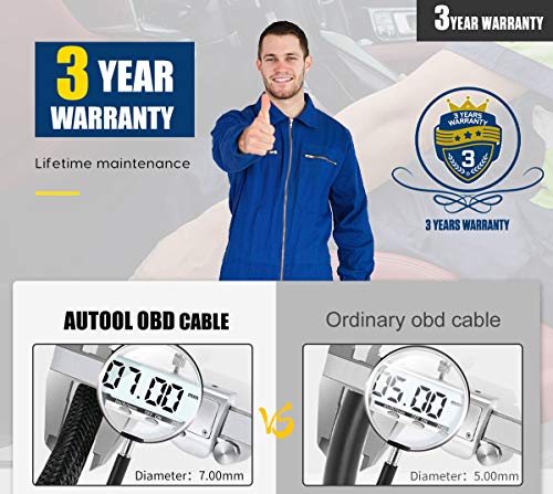 Ourantools Obd-2 Extension Cable Adapter Compatible For Bmw, 20Pin 40Cm/15.74” Diagnostic Extender Cord With Strengthen Nylon Material For Car Diagnostic Tool #TOP5