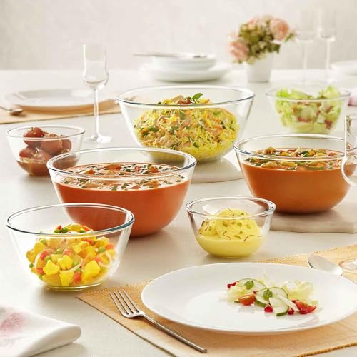 وعاء خلط من بوروسيل سعة 1.7 لتر، لون شفاف، زجاج