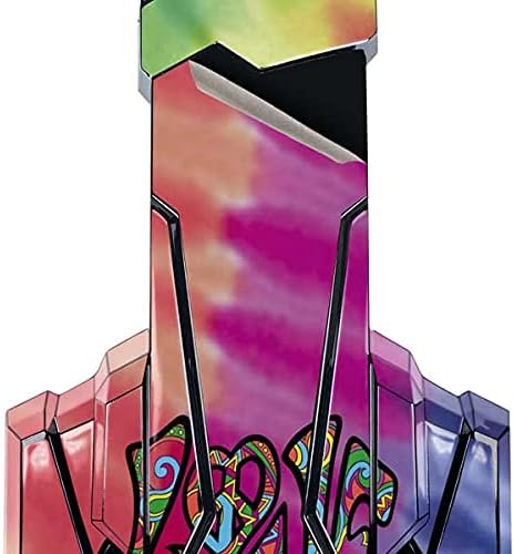 Skinit Decal Skin Compatible with BENGOO G9000 Gaming Headset - Liquid Blue Tie Dye Peace & Love Design