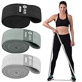 Te-Rich Long Resistance Bands, Fabric Pull Up Assistance Bands 3 Pack, Thick Cloth Stretch Bands for Exercise, Fitness Loop Band Set for Leg Thigh Hip Squat Booty Full Body Workout & Weight Training