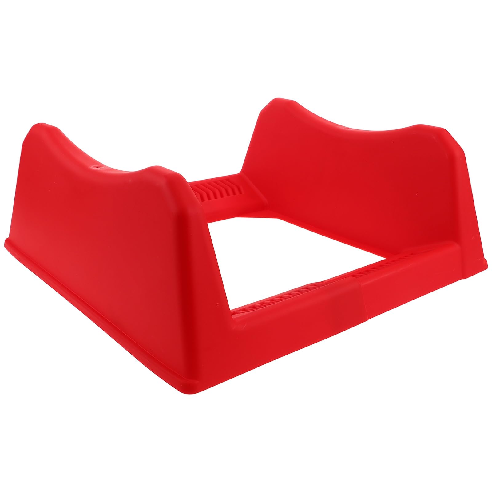 Présentoir à pneus plastique empilable FUOYLOO rouge réglable pour garage