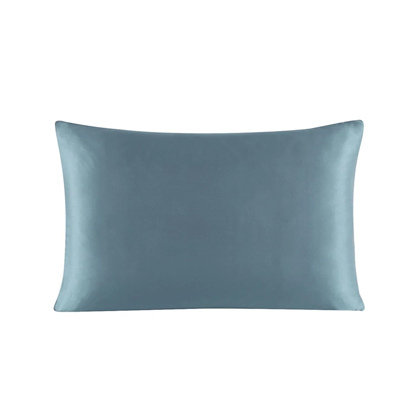 Silky Pillow Covers, 25mm Silk Zipper Pillowcase Multicolor Multiple Sizes(Blue,50x70cm)