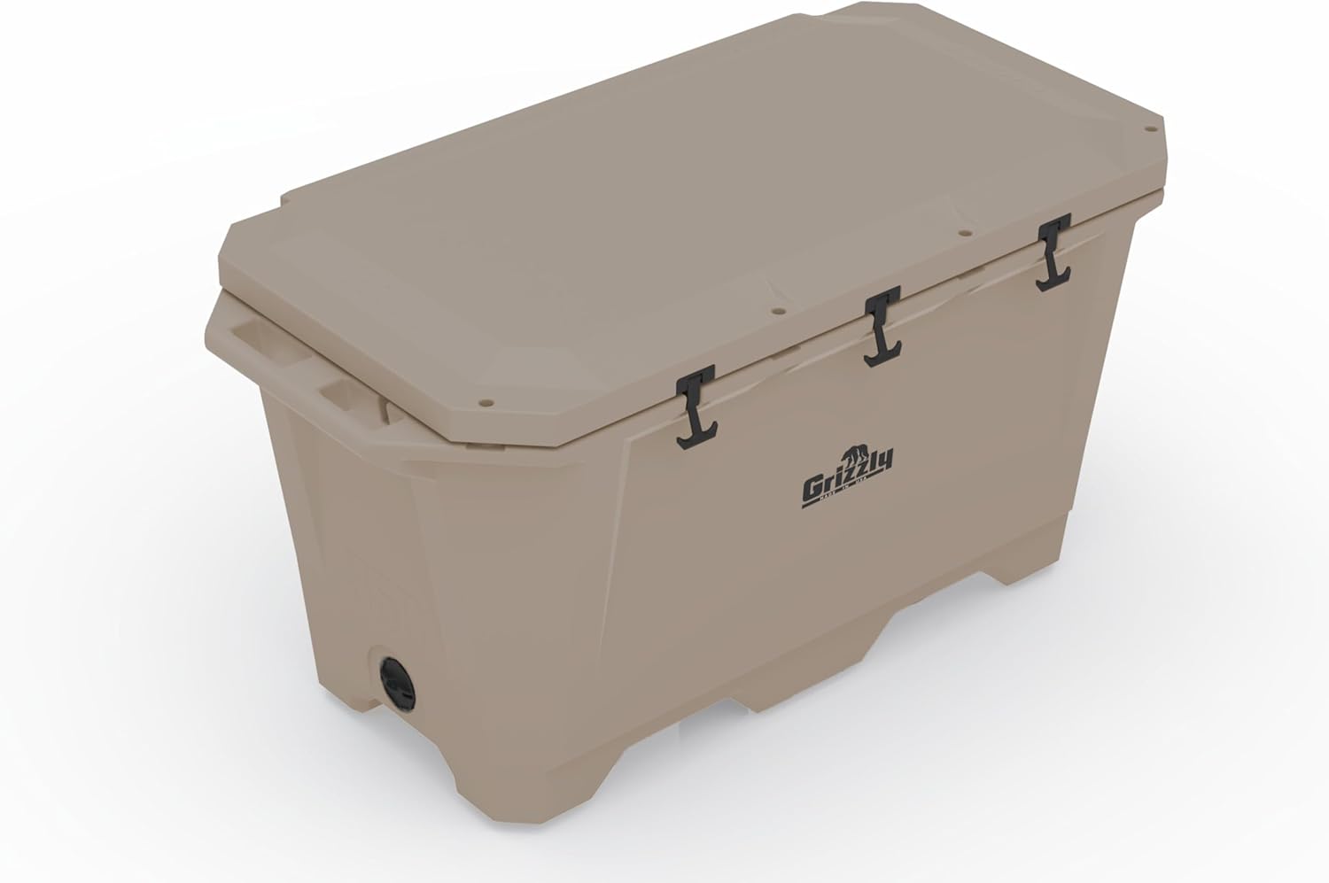 Grizzly 350 Cooler | 350 qt Ice Chest Durable Rotomolded Insulated | Made in USA | Warranty for Life | for Beach Boat Camping Fishing Hunting | G350