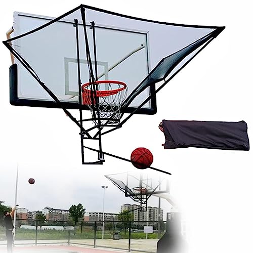 Ryanang Basketball Hoop Returner Return Attachment Shot Hang Rebounder Net Rotating for Goal F
