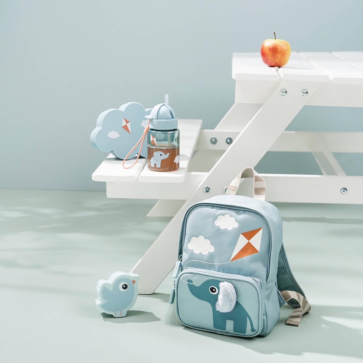Done By Deer Mochila de lona para niños, color azul Elphee, ligera, correas ajustables, duradera, apta para niños, perfecta para la escuela y viajes