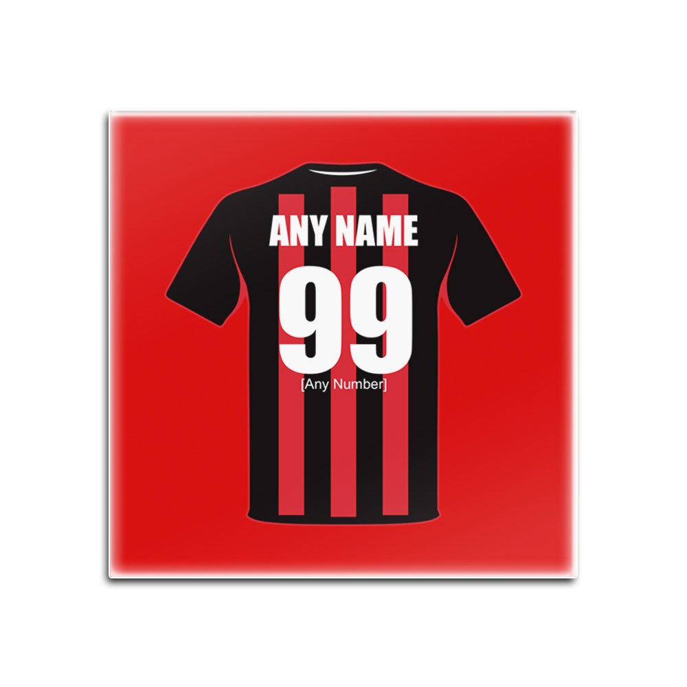 Dessous de verre AFC Bournemouth pour protéger vos tables des taches de verre