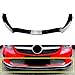 Cnthan7 Spoiler Lip Front Bumper Splitter Bumper Guard Strip ABS Glossy Black For Mercedes Benz CLA-Class C117 Facelift 16-2019 3Pcs