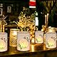 12 Windlicht Tischdeko, Deko 80. Geburtstag Mann Frau, 80 Jahre Happy Birthday Tischdeko, Geschenke zum 80 Geburtstag, Geeignet für Teelichter oder Kerzen