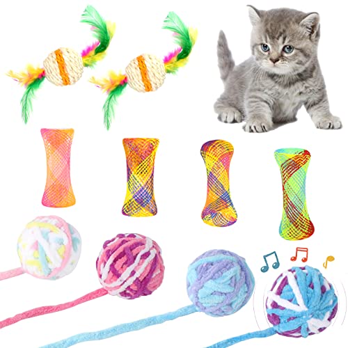 Anruyi 10PCS Giocattolo da Gatto con Campana