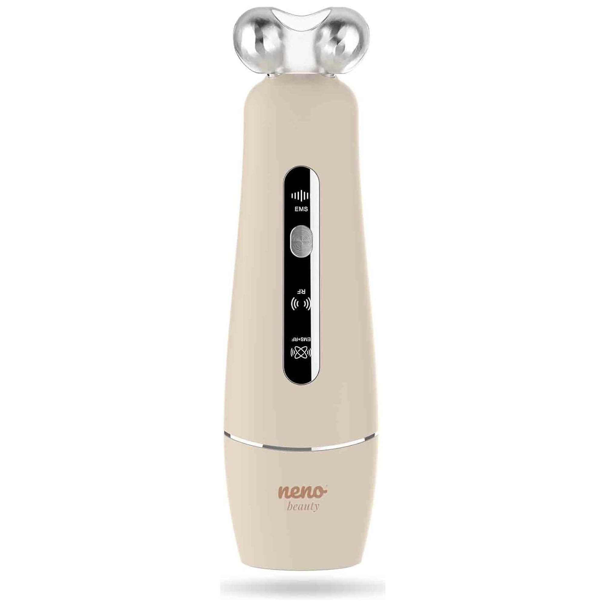 Neno Algo Appareil de Massage du Visage – Rouleau Visage 3D avec EMS & RF pour Effet Lifting et Soin des Contours – Appareil Anti-âge avec Deux Têtes et Rouleau Rotatif à 360° – Anti-Double Menton