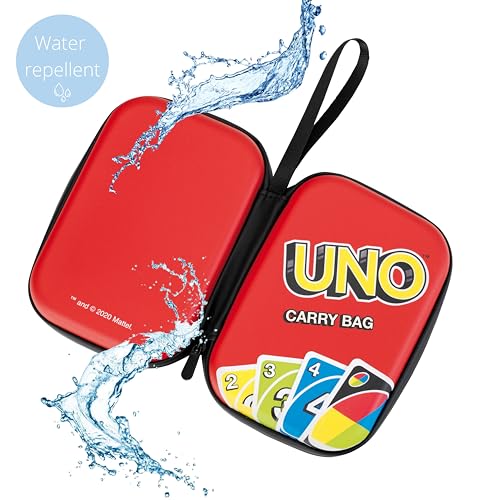 Theo Klein 5901 UNO Tragetasche I Praktische Spielkarten-Tasche für unterwegs I Schützt Karten vor Nässe und Staub I Maße: 11 cm x 3,5 cm x 15,5 cm I Spielzeug für Kinder ab 3 Jahren – Bild 4