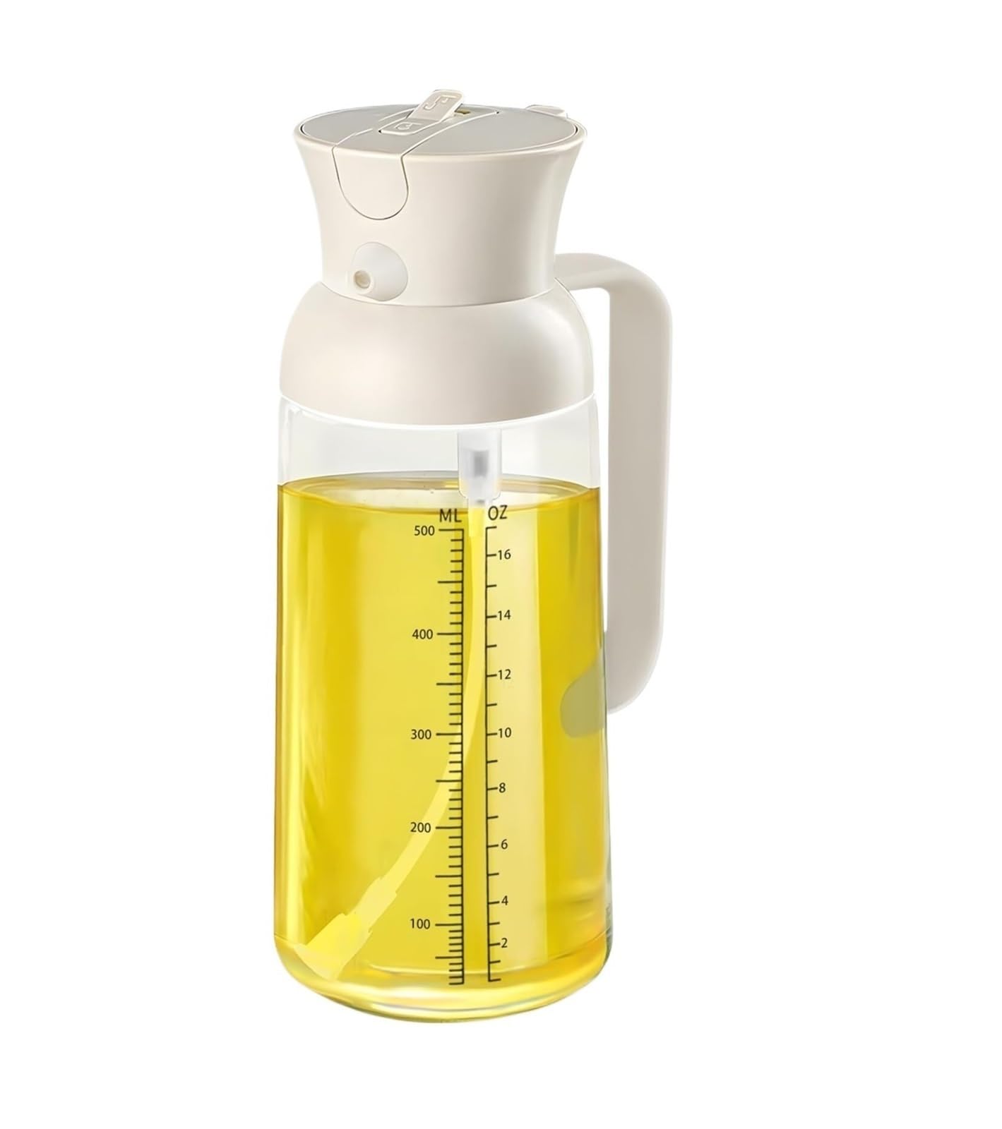 MHbdfsxz Olive Oil Sprayer For Cooking Sprayers Household Olive Oil Dispenser Suitable For Air Fryer Salad Barbecue Kitchen Accessories(White)