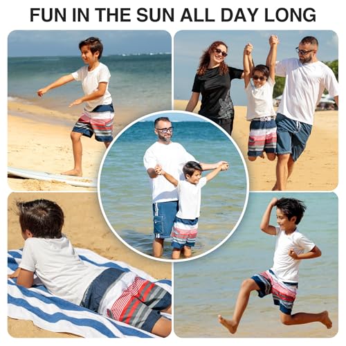 Image of Kanu Surf Boys' Terrapin Turtle Quick Dry Beach Board Shorts Swim Trunk