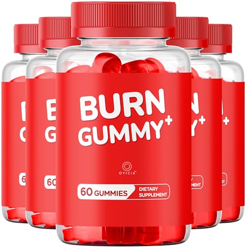 (5 Pack) BurnGummy Gummies - Official BurnGummys Advanced Premium Formula Support Maximum Strength All Natural Ingredients Vitamins for Overall Health & Wellness Reviews 300 Gummies for 5 Months