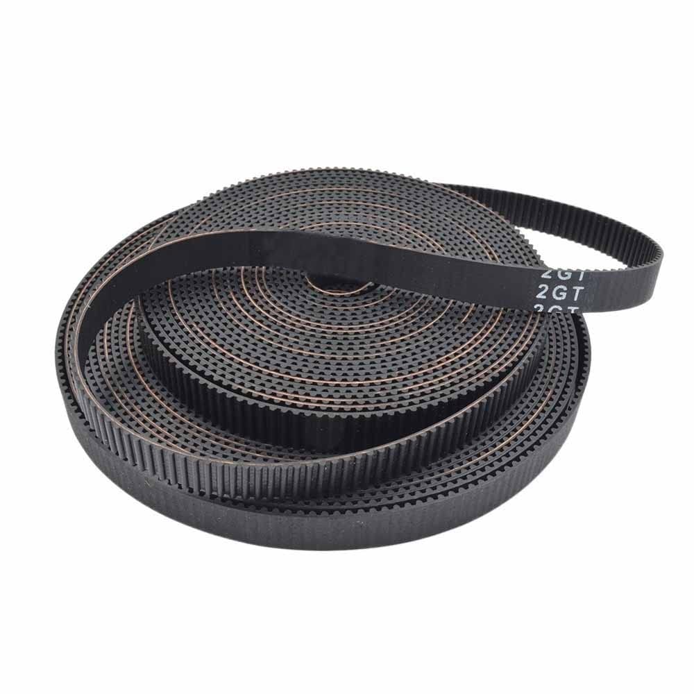 Jinfeuge 9Mm 2Mgt 2M 2Gt Open Synchronous Timing Belt Width 3/6/9/10/15Mm Rubber Samll Backlash Gt2 2Gt-3/2Gt-6/2Gt-9/2Gt-15,For Printer/9Mm/10M