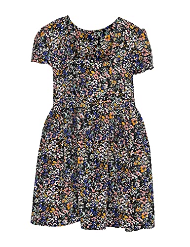 Image of oxolloxo Checkered Rose Girl's Fit & Flare Dress