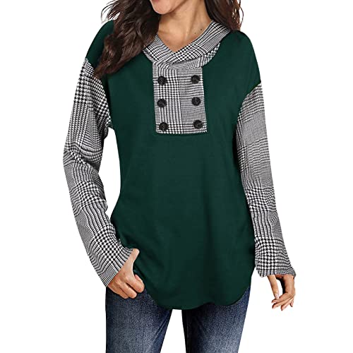 XIAOYUER Blusen Damen mädchen,Pullover Damen T-Shirt V-Ausschnitt Sweatshirts Blumenmuster Shirts damenblusen Valentinstag Bluse Damen Tops!3389 Cover