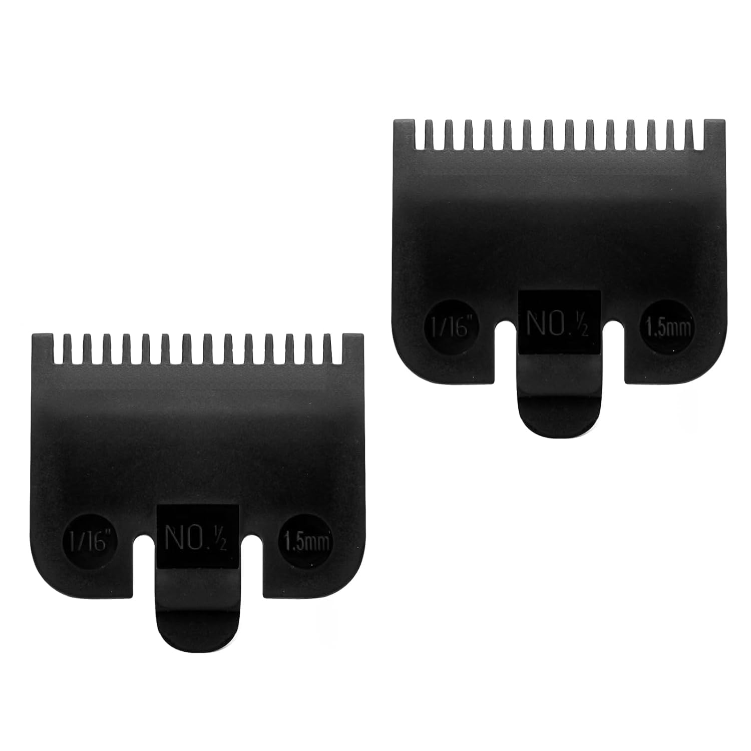 Replacement for Wahl Professional #1/2 Guide Comb Attachment No.1 1/16" (1.5mm) (biack,2 pack)